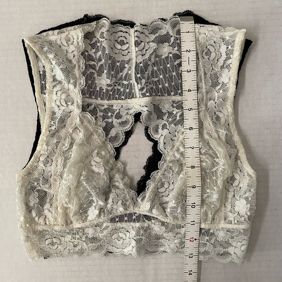 Free People Intimately 2 Lace Bralette’s Size S - Picture 7 of 16